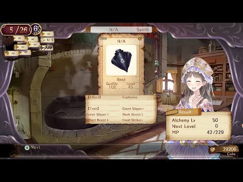 【Atelier Totori DX】Preparing New Game+ ► Synthesis: N/A Bomb ★ 1st Playthrough ║#53║