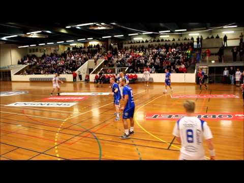 Handboll herrar Aranäs - H43, kval till elitserien april 2012.wmv
