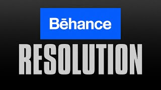 Behance - טיפ על רזולוציה