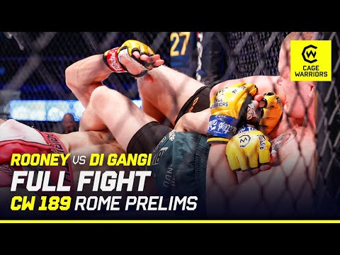 PERFECT ARMBAR 😎 🥋| Enrico Di Gangi vs. Gary Rooney | FULL FIGHT | CW 189 Rome