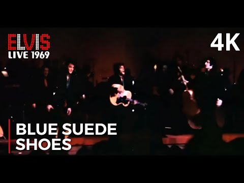Blue Suede Shoes | Elvis Presley 1969 (LIVE 8MM) 4K Remastered at The International Hotel, Las Vegas