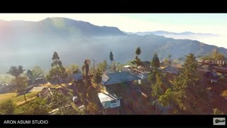 Khumishi (B) Sumi Village | Zunheboto | Nagaland | North East | Aerial View | DJI Phantom 4 | 2021