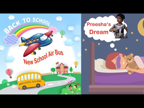 Preesha Dream | Bus agar Air Bus Hoti | Nursery Unique Rhymes & Kids Songs | Kids Performance