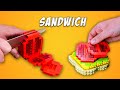Sandwich In Real Life Stop Motion Cooking