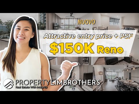 Nuovo Condo: Spacious 3 + Study with $150K Reno in Ang Mo Kio | $1.49M, D20 Home Tour (Caline Leong)