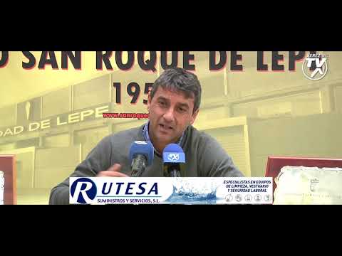 Rueda de prensa Masegosa tras el partido San Roque Lepe 1 - Xerez Deportivo FC 4