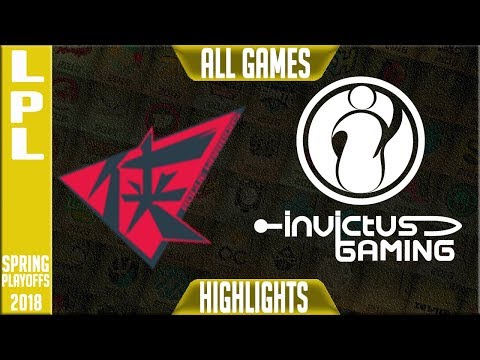 RW vs IG Highlights ALL GAMES | LPL Playoffs 3rd Place Spring 2018 Rogue Warriors vs Invictus Gaming