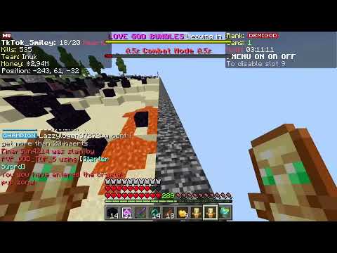 2 ways to get Full netherite armour in Mineville LifeSteal