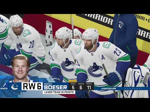 NHL 21 Stanley Cup playoffs Vancouver Canucks at Arizona coyotes game 3