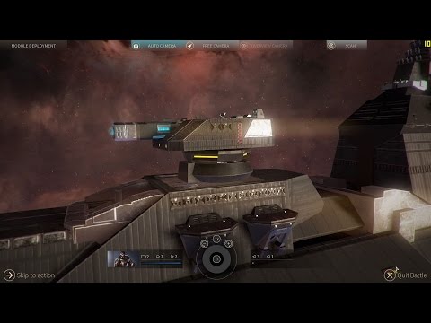 Endless Space 2 - 6 United Empire Ships vs 4 Reaver Ships