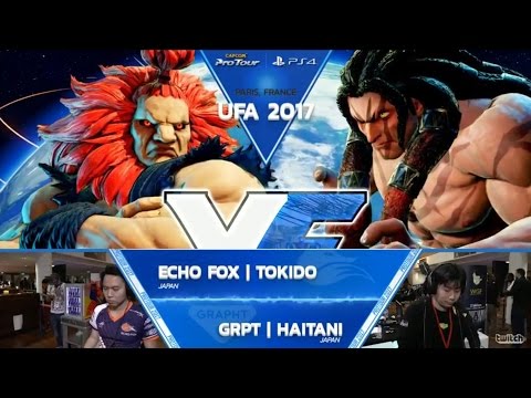 SFV: FOX Tokido vs GRPT Haitani - UFA 2017 Top 8 - CPT 2017