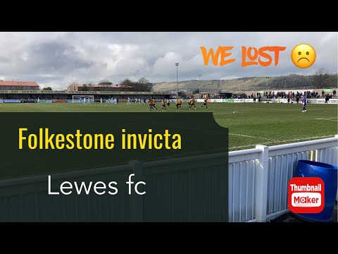 Matchday vlog Folkestone invicta 1-2 lewes fc
