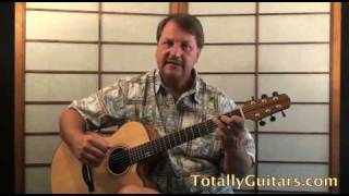 Alice's Restaurant Acoustic Guitar Lesson Preview - Arlo Guthrie