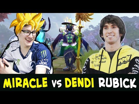 Miracle vs Dendi — Rubicks battle mid vs roaming