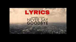 Hardwell ft Dyro - Never Say Goodbye LYRICS