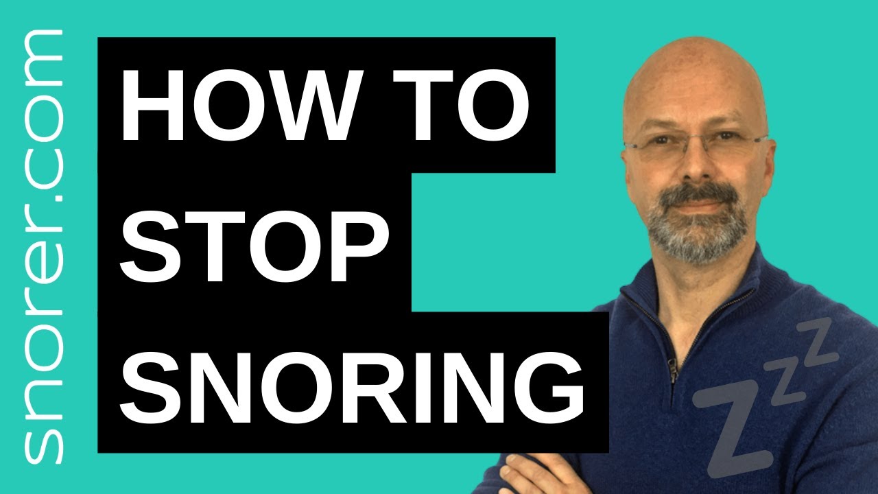 How to Stop Snoring PERMANENTLY - 5 Steps | Help for Drowsiness OSA | Self-Help Ways to Stop Snoring