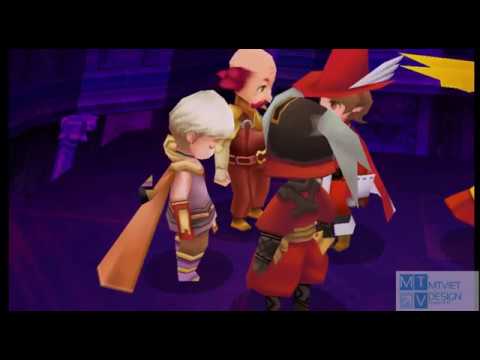 Final Fantasy III Remake ep 47 : The World of Darkness , đánh 4 boss ở 4 phía