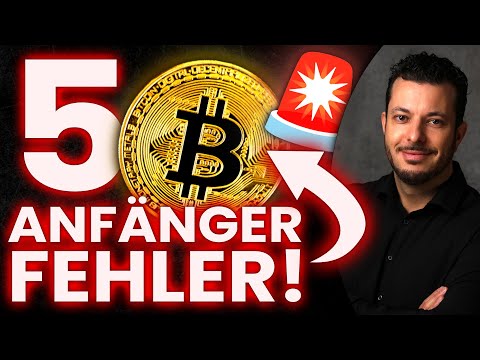 Die 5 größten BITCOIN-FEHLER! 🚨 DAS kann dich ALLES KOSTEN!