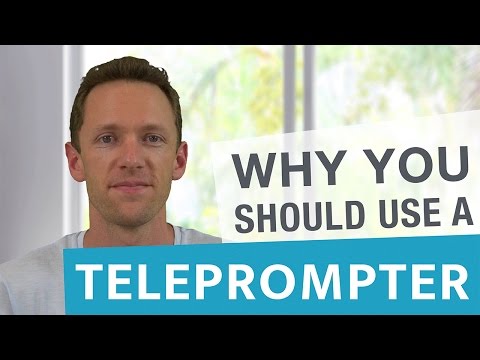 Why You Should Use a Teleprompter for Videos Video