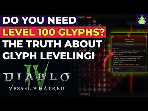Diablo 4 - Do You Need Level 100 Glyphs? The Truth About Glyph Leveling!