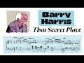 Barry Harris plays a beautifully modulating ballad
