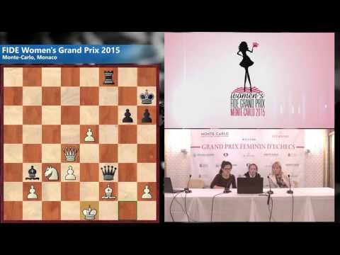Round 6 Stefanova Antoaneta (BUL) 0 - 1 Hou Yifan (CHN)