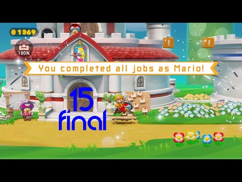 Super Mario Maker 2: Story Mode 100% Walkthrough Part 15 [Last Jobs](Final)