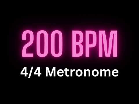 4/4 Metronome - 200 bpm