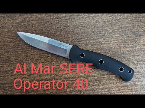 Al Mar SERE Operator 40  Survival Tactical Knife - Full  Review