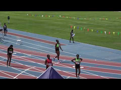 Girls 100m Dash 13-14 Year Old Heat 1 - 44th Annual Northwest Track and Field Classic 2019