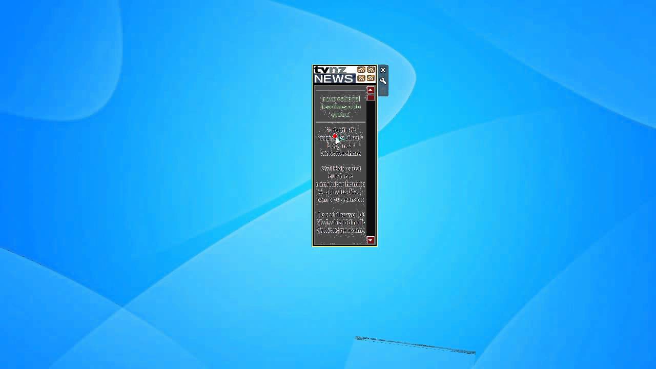 5 In 1 NZ News RSS Feed Windows 7 Gadget