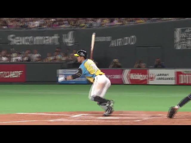 【7回裏】ファイターズ・石井一 今日2本目のタイムリーはダメ押しのタイムリー!! 2017/5/20 F-Bs
