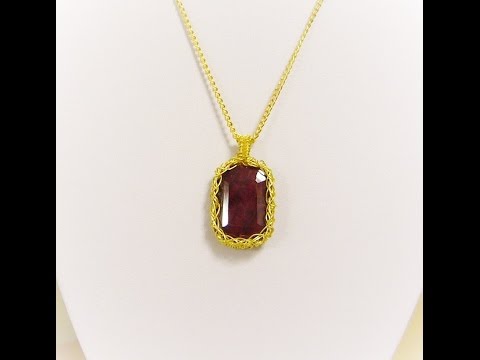 WOF JewelleryMaker LIVE 8 1 2016   Ruby Necklace