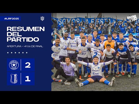 RACING CLUB DE CARHUE 2 vs Automoto 1 / Resumen / 4tos de final - Torneo Apertura - LRF 2025