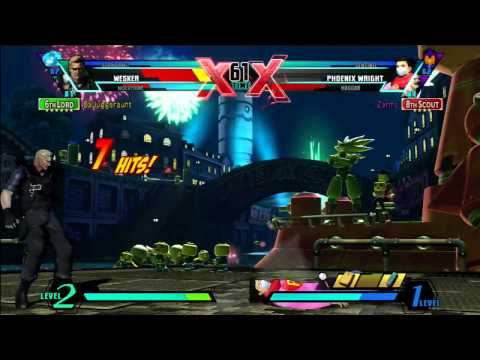 Ranked UMVC3 Matches, using Wright/Haggar/Sentinel