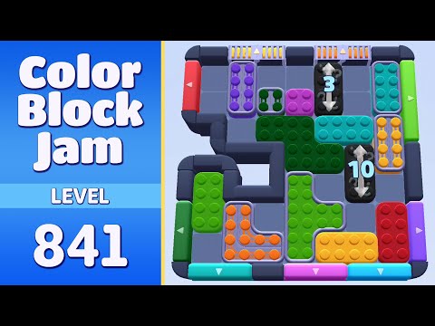 Color Block Jam Level 841 | Every Puzzle Solved! 🎯