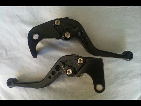 CBR600rr SHORTY LEVERS INSTALL Video