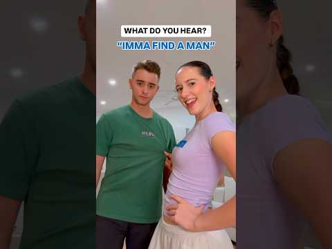 WHAT DO YOU HEAR?? 👀👂😱 | Jasmin and James #shorts