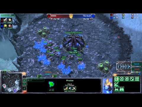 Hyun (Z) vs Tarra (P) - StarCraft 2 - Heart of the Swarm - G2 - SC1839
