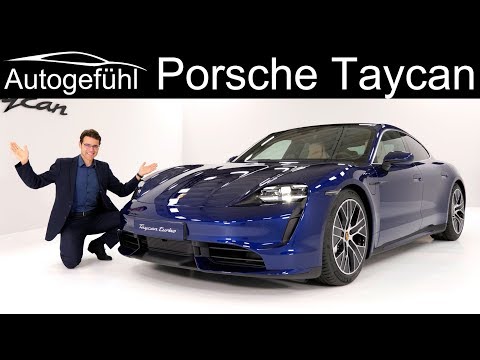 all-electric Porsche Taycan Turbo Premiere REVIEW Exterior Interior - Autogefühl