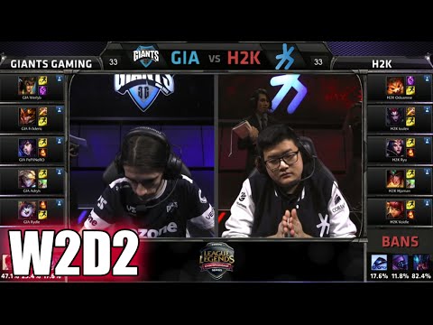GIANTS vs H2K Gaming | S5 EU LCS Spring 2015 Week 2 Day 2 | GIA vs H2K W2D2G2 VOD 60FPS