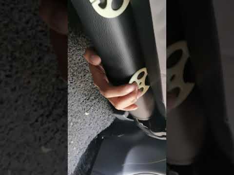 How to install car cushion pu leather seat cover
