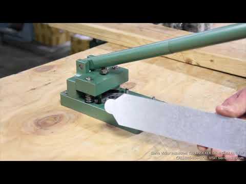 TIN KNOCKER TK DRIVE CLEAT NOTCHER Corner Notchers | Sierra Victor Industries (1)