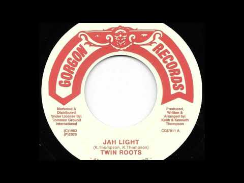 TWIN ROOTS ♦ Jah Light + Version {GORGON RECORDS 7" re}
