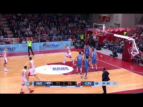 ABA Liga 2017/18 highlights, Round 21: Igokea - Crvena zvezda mts (5.3.2018)