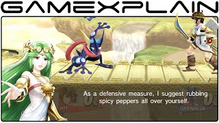 Smash Bros Wii U - Palutena's Guidance Secret (Fox, Greninja, Ike, & Pit's Star Fox Impressions)