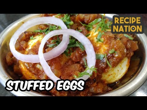 How to make Stuffed Egg I भरली अंडी I भरवा अंडा