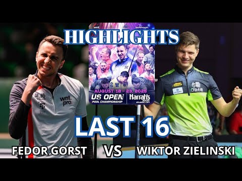 Last 16 | FEDOR GORST vs WIKTOR ZIELINSKI - 2025 US OPEN POOL CHAMPIONSHIP | Highlights