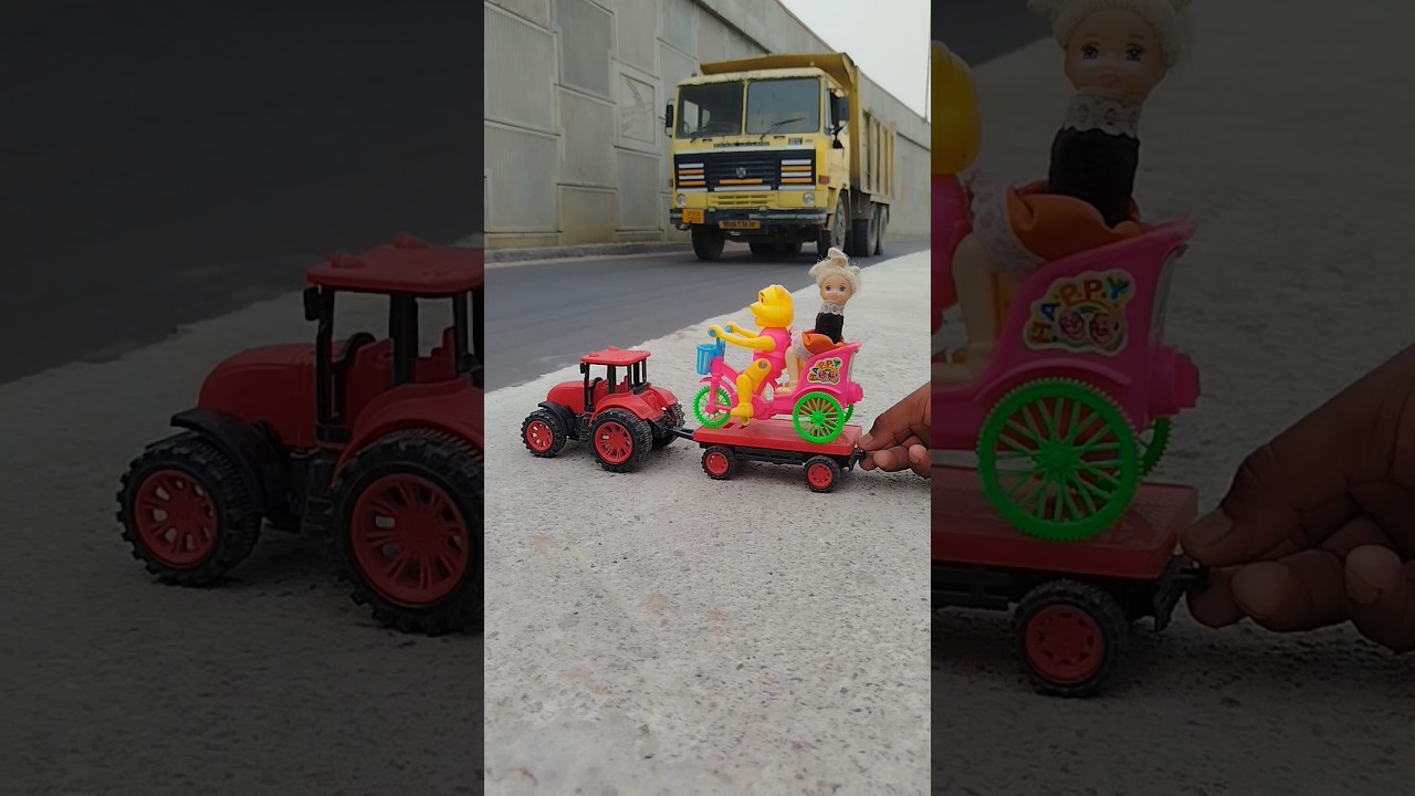 Unboxing sonalika Tractor Trolley & Farm Die-Cast model Testing 🔥 #sonalika #tractor