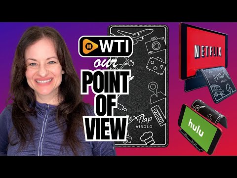 Airplane Travel Essentials for Flying Flex Flap Cell Phone Holder & Flexible Tablet Stand for Desk - WTI product video review